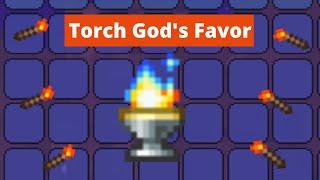 Terraria 1.4  - Torch God Event + Torch God's Favor