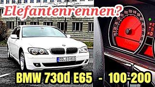 Elefantenrennen? - BMW 730d E65 | 100-200 Zeiten messen | Dragy GPS 2022