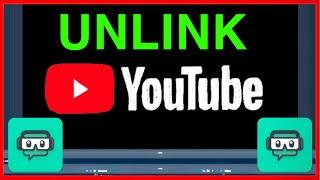 Streamlabs OBS How to Log Out UNLINK YouTube Account!