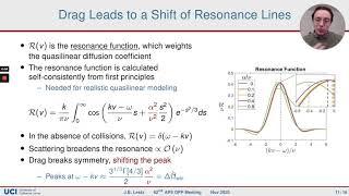 Nonlinear Evolution of Instabilities due to Drag and Large Effective Scattering