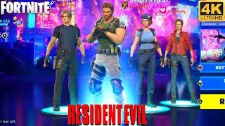 Resident Evil Squads Match - Fortnite (4K 60FPS) #1 Victory Royale