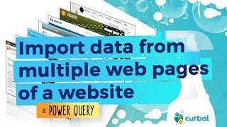 Scrape data from multiple pages on a website with Power BI Desktop - Power BI Tips & Tricks