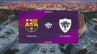 PES 2020 Official Gameplay Barcelona vs PES Legends (Xbox One, PS4, PC)