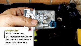 HOW TO remove and fix ESL/EIS/ ELV MODULE  w212 w204 mercedes motor replace  Part 1