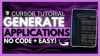Cursor Composer: Building Apps End-To-End! Develop a Full-stack Apps with NO CODE!