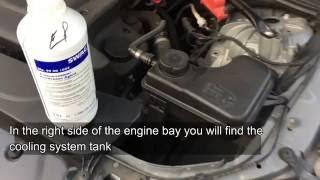 How to check and fill up the cooling system on BMW 5 series E60/E61