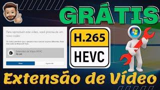  RESOLVIDO! Como Obter o Codec HEVC Gratuito para Windows 10 / H.265 / Extensões de Vídeo HEVC HEIC