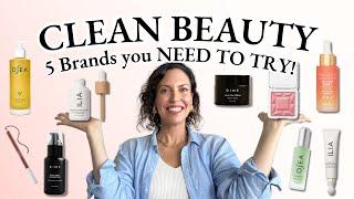 5 Clean Beauty Brands You NEED TO TRY! | Clean Skincare & Makeup Products | Vegan & Cruelty Free