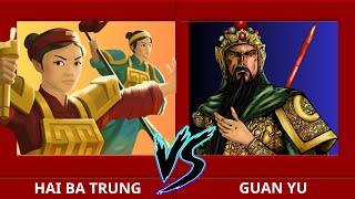 Hai Ba Trung (Viet Nam) VS Guan Yu and Zang Fei (Chinese) - New Charactor MUGEN