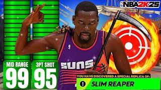 99 3PT + 93 DUNK + 95 MID KEVIN DURANT BUILD CAN DO EVERYTHING!! THE BEST BUILD IN NBA 2K25!!