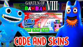 GARTEN OF BANBAN 8 Official RP - NEW SECRET CODE and GETTING NEW SKINS in the ANNIVERSARY UPDATE 