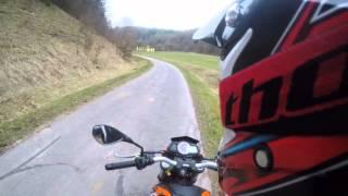 KSR Moto GRS 125 // Nearly crashed in the ditch // GoPro Hero 4