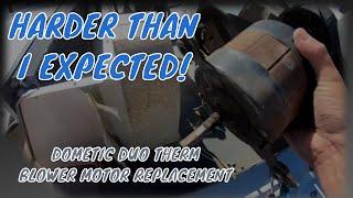 DOMETIC DUO THERM AIR CONDITIONER BLOWER MOTOR REPLACEMENT - RV AIR CONDITIONER REPAIR