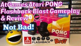 AtGames Atari PONG FLASHBACK BLAST Unboxing & Review with Gameplay - Emceemur