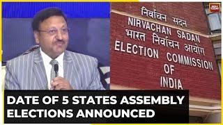 Watch: Assembly Elections Date For Raj, MP, Mizoram, T'gana, And Chhattisgarh Announced