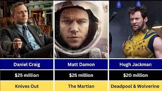 Top 35 "Highest Paychecks" For Single Movie | UNBELIEVABLE