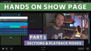 Studio One Show Page Episode 1: Song Sections & Playback Modes