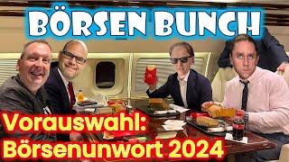 Vorauswahl des Börsen-Unwort 2024 der Börse Düsseldorf