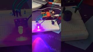 ARDUINO DIY project with RGB light &  buzzer sound #arduinodiy #diy #shorts