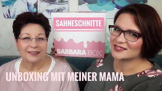 Barbara Box Sahneschnitte | Dezember 2019 / Januar 2020 | Unboxing mit meiner MAMA ️