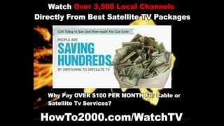 Best Satellite TV Packages | Watch Over 3500 Local Channels!