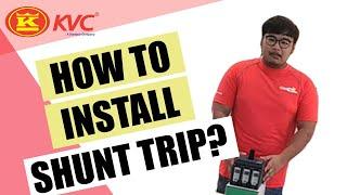 [XtructureD Solutions] How to install Shunt Trip/ Undervoltage Release in Schneider Electric MCCB?