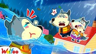 Wolfoo Learns Weather and Natural Disasters - Outdoor Safety Tips for Kids  Wolfoo Kids Cartoon