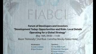 63 FIABCI World Congress: Forum of Developers and Investors