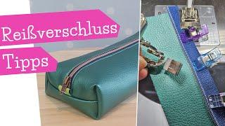 Reißverschluss Tipps | Demonstration Reißverschlussfuß | Taschen nähen | Nähanleitung | mommymade