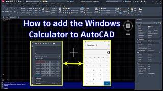 Adding the Windows Calculator to AutoCAD