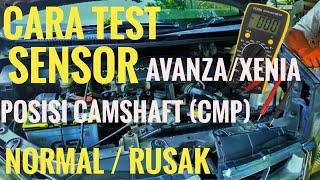 Cara memeriksa dan test sensor posisi camshaft pada Avanza / xenia