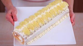 ROTOLO AL LIMONE FATTO IN CASA DA BENEDETTA Ricetta Facile - Lemon Cake Roll Easy Recipe