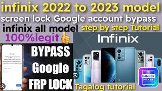 infinix all model 2023 Google account screenlock bypass  Step by step Tutorial