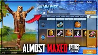 Almost Maxed Out The Season 4 royale pass PUBG Mobile•Future Gaming