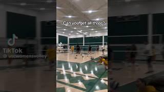 Can you get all three? #volleyball #fypシ #sports #tiktok #player #ball #shorts