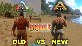 ARK Mobile Old vs New Comparison (Gameplay & Graphics) | Ark Survival Evolved vs Ark Ultimate Mobile