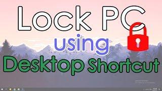 LOCK YOUR PC USING DESKTOP SHORTCUT | 1-MINUTE TIPS | WINDOWS 10 TIPS & TRICKS