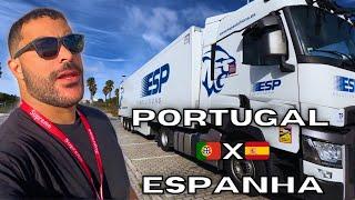 ACELERANDO DE PORTUGAL A ESPANHA - DIRIGINDO CAMINHÃO RENAULT T 520