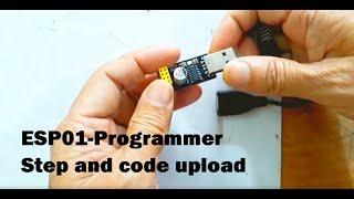 @ESP01-programmer step and code upload