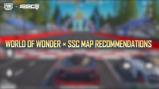 PUBG MOBILE | World of Wonder x SSC Map Recommendations