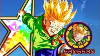 BRILLIANT PLAN TO CONQUER TE ENEMY: 100% F2P INT SUPER SAIYAN TRUNKS (KID) REVIEW: DBZ DOKKAN BATTLE