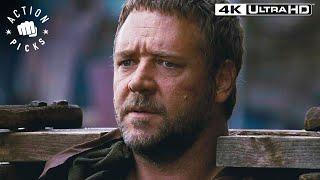 French Peasant Kills The King Of England (Russell Crowe) | Robin Hood 4k HDR