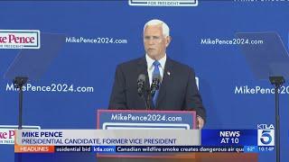 Mike Pence files to run for president