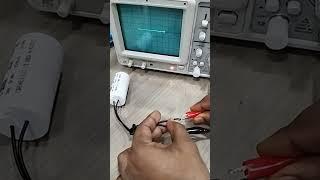 How to check capacitor in CRO 30MHz . component test features in cathode ray #oscilloscope #cro .