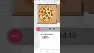 Pizza Custom App using Flutter