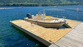 Building Two Dock Fingers For Extra Boat Moorage