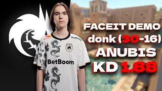 CS2 POV Spirit donk (30/16) vs FACEIT (anubis) FACEIT DEMO