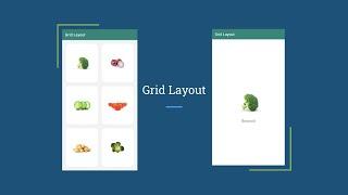 Grid Layout  in Android Studio - Grid Layout with CardView and ClickListener