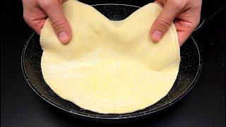 I cook puff pastry in a pan just like that! Easy and delicious recipe for everyone!