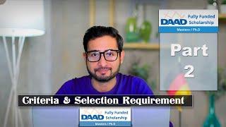 Study in Germany DAAD Scholarship 2023 | Criteria & Selection Requirement | Introduction | Episode 2